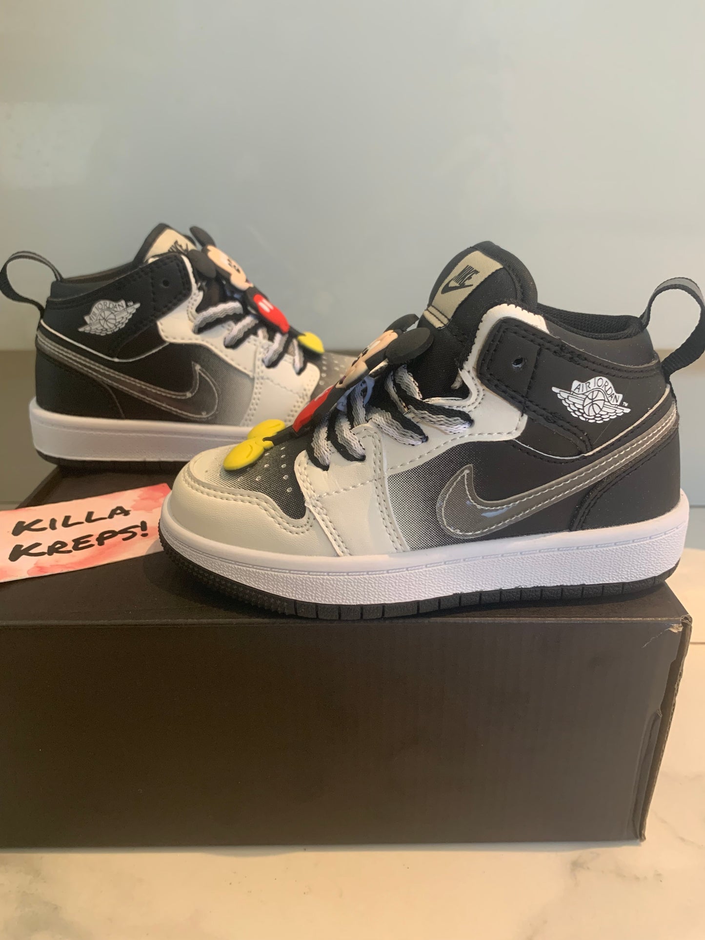 Kids Mickey Mouse J1 High Tops