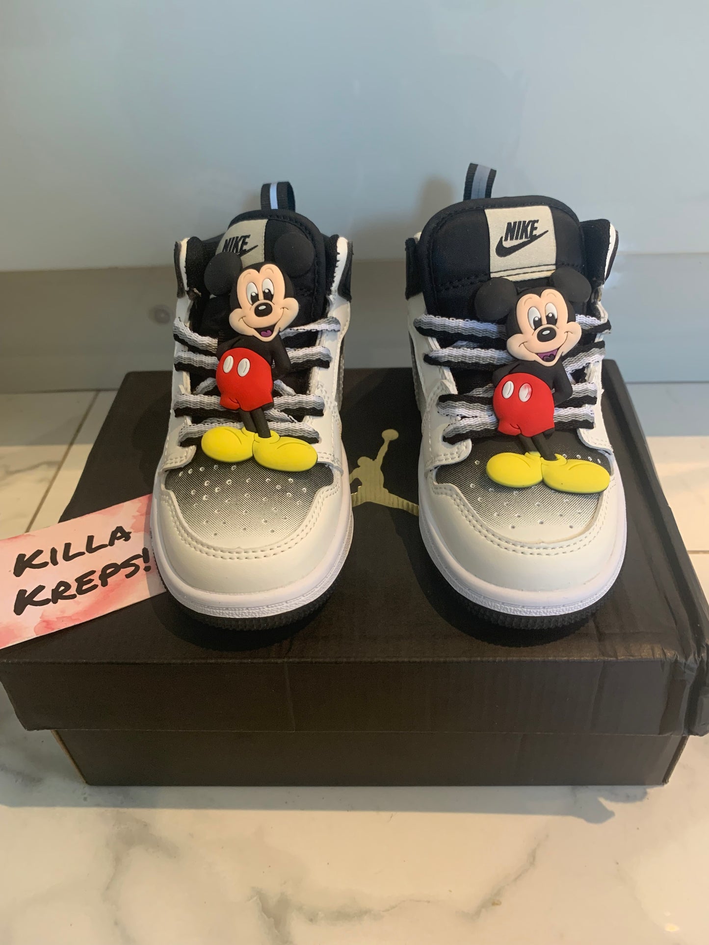 Kids Mickey Mouse J1 High Tops