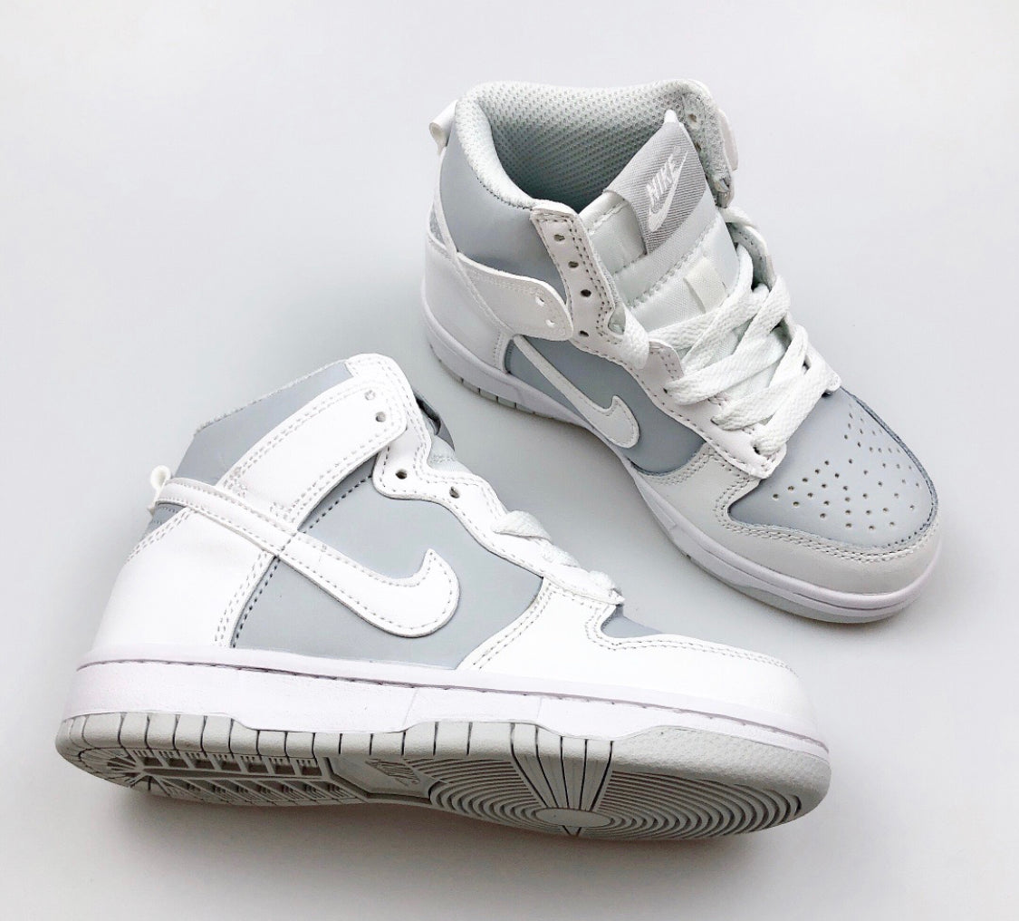 sb dunk high grey