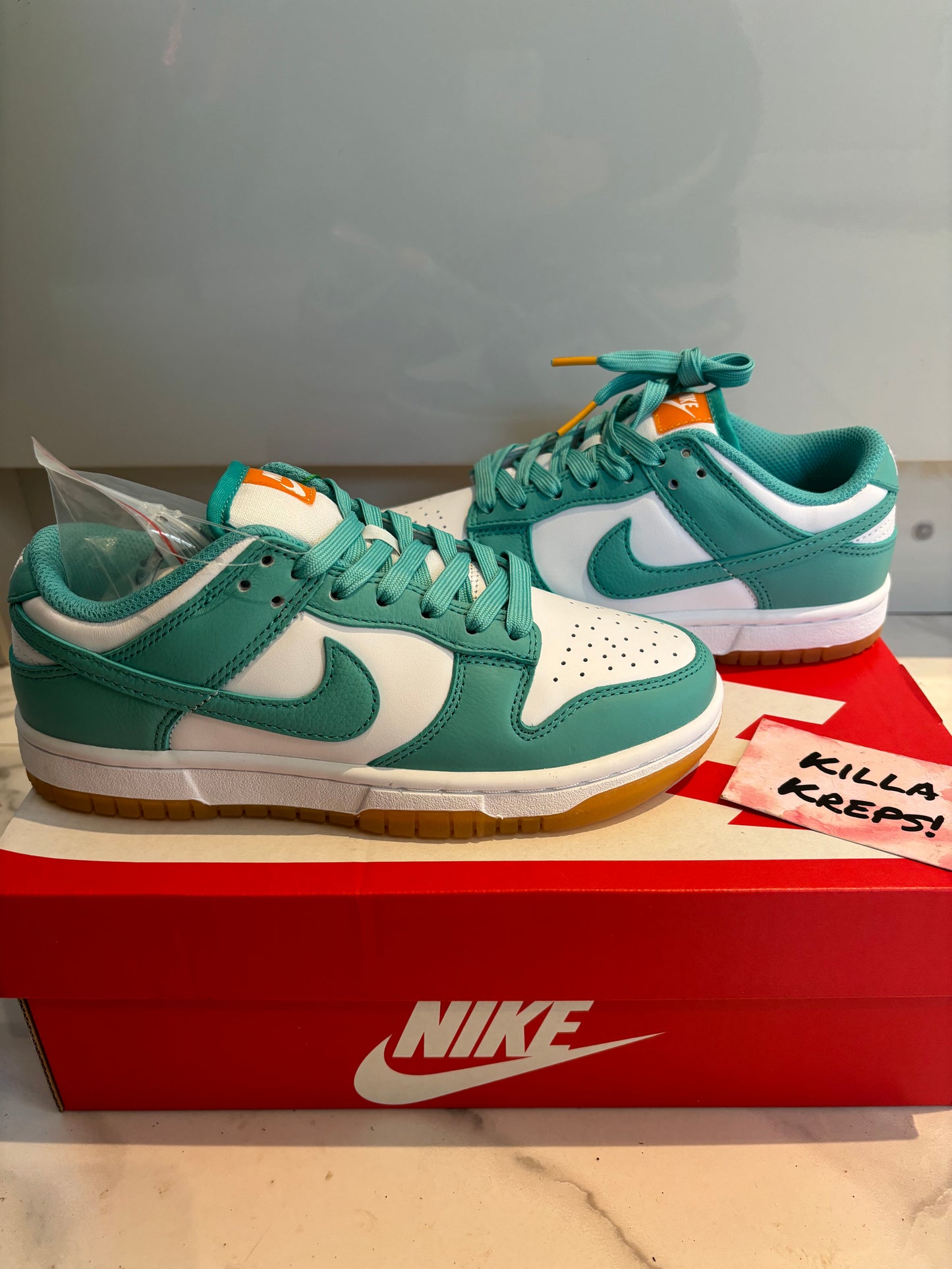 Teal Low Dunks