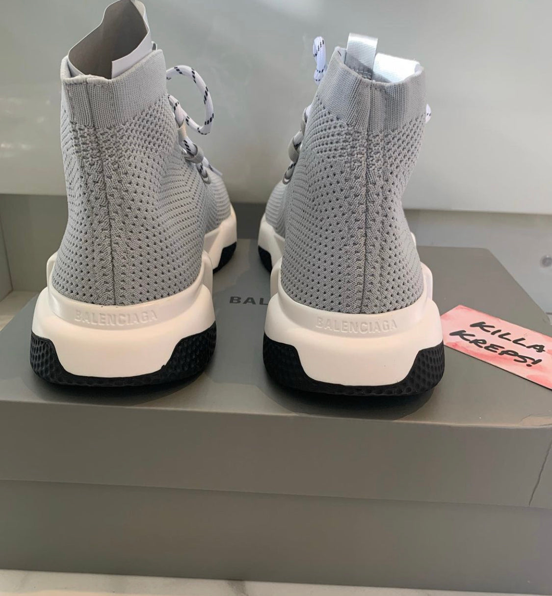 Balenciaga on sale grey speedrunners