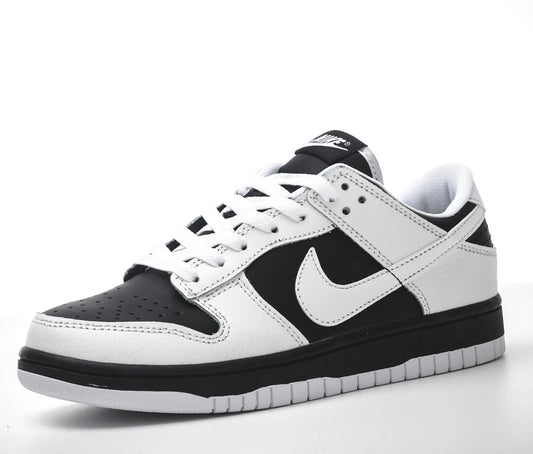 White And Black Low Dunks