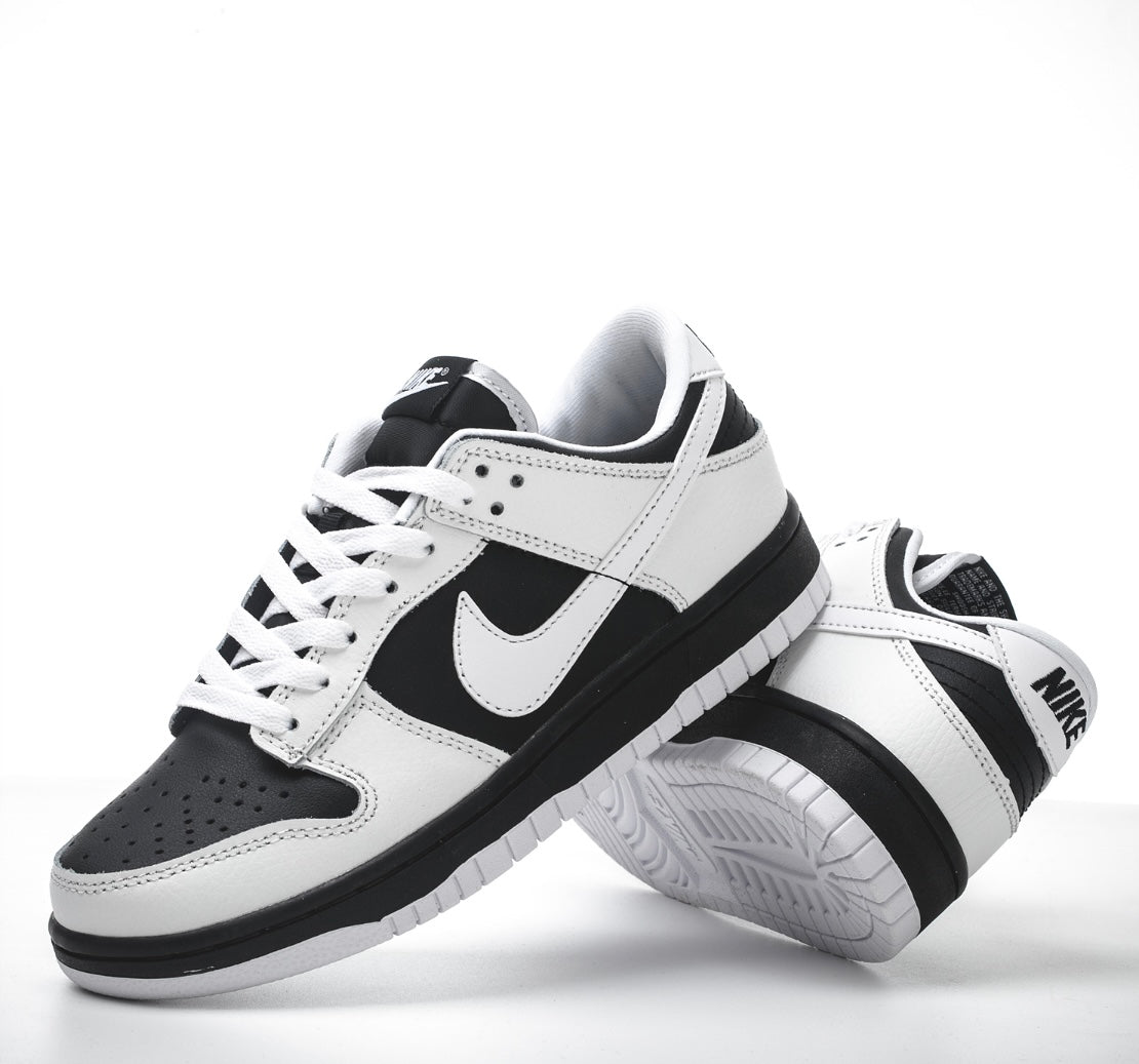 White And Black Low Dunks