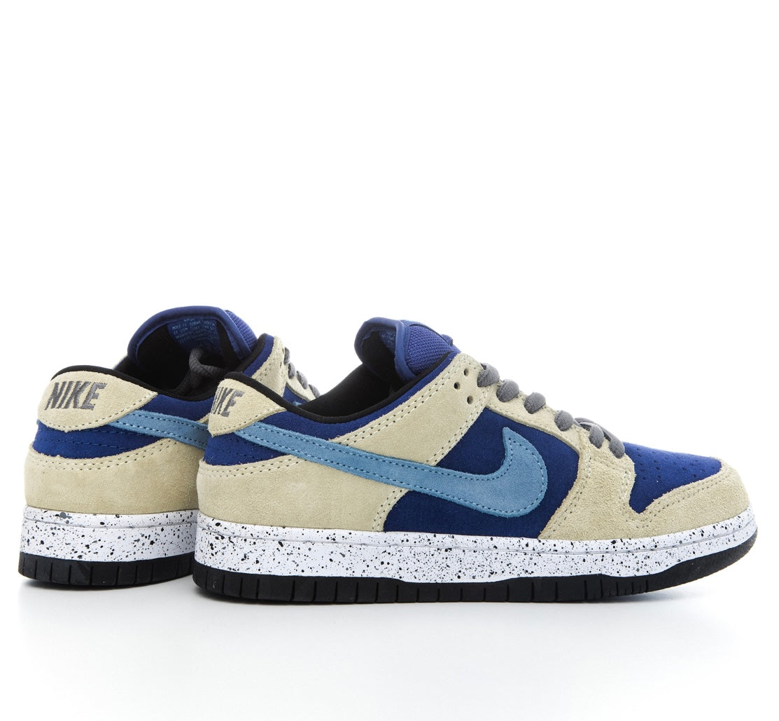 Blue And Grey Suede Low Dunks