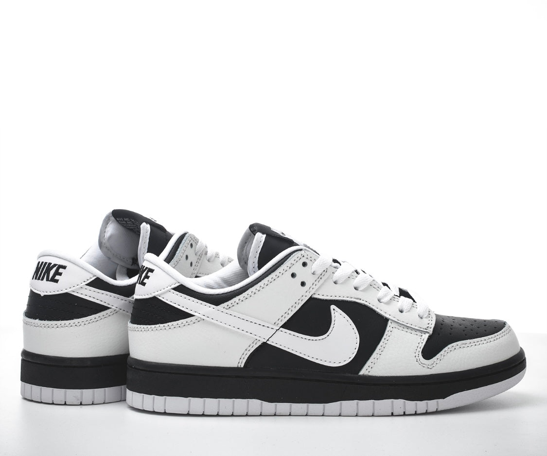 White And Black Low Dunks