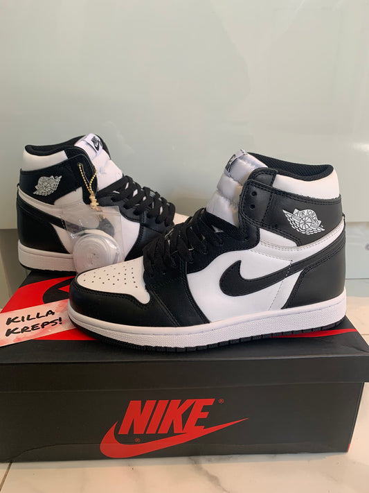 Black And White Retro High J1