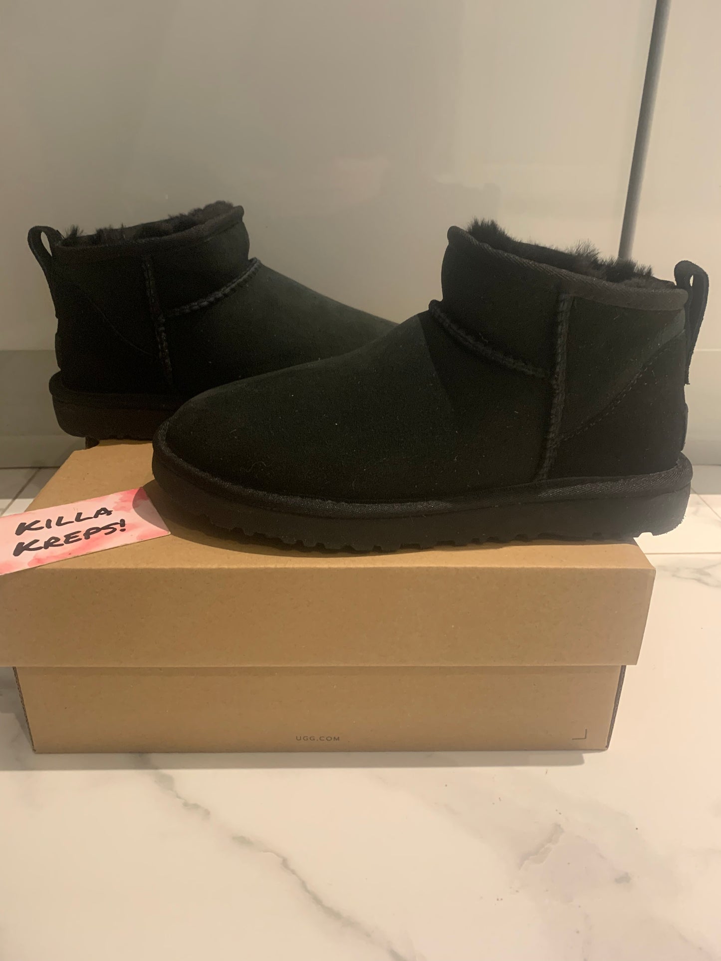 Black Classic Ultra Mini Boots