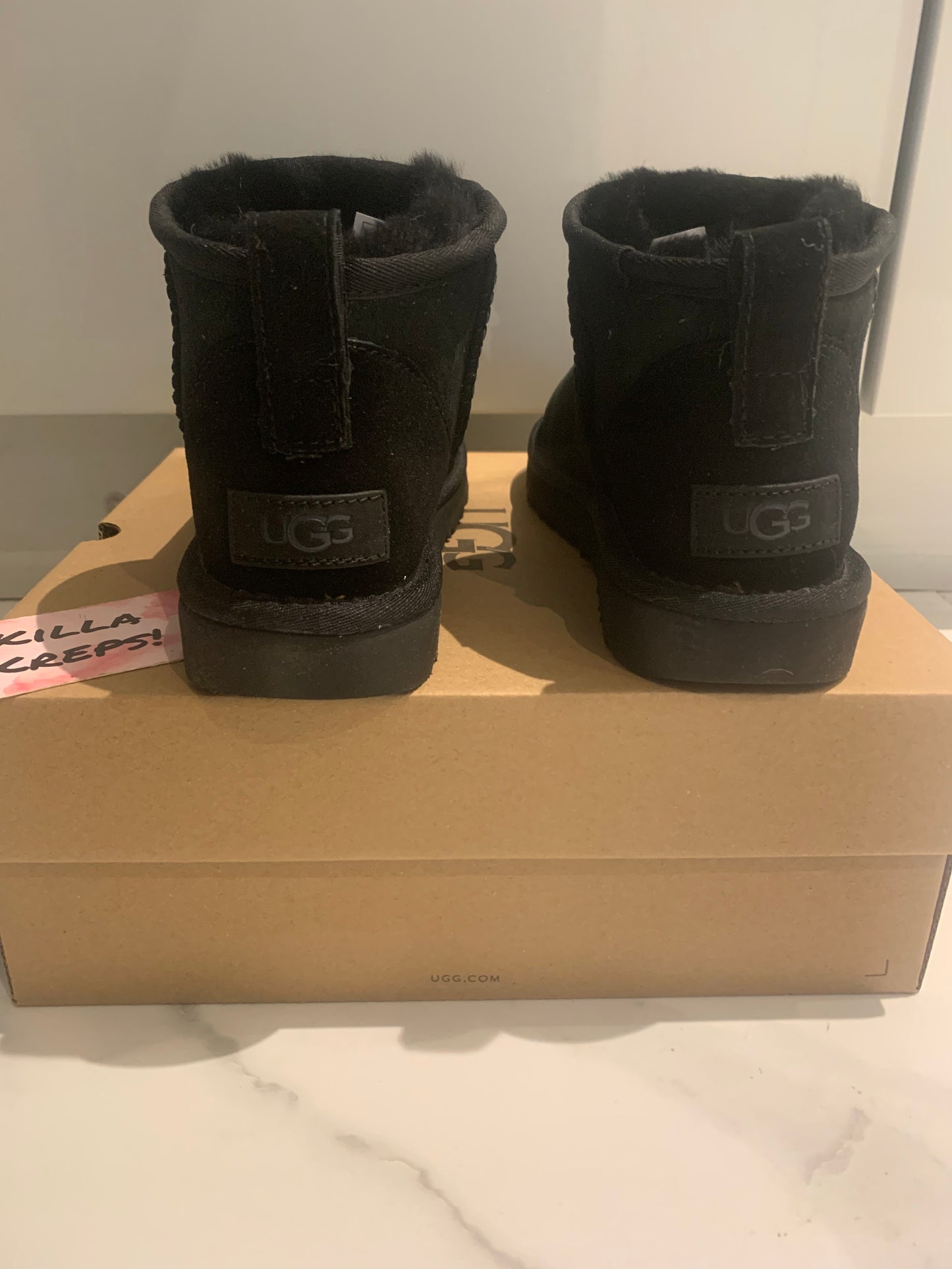 Black Classic Ultra Mini Boots